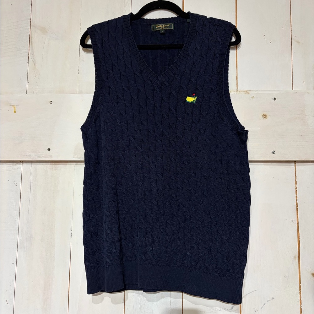 Bobby Jones Collection Masters Golf Navy Sweater Vest